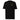 Front view of a solid-colored, shirt. A small graphic on the left chest features a large, high-contrast 'X' symbol next to a small, vertical block of text and code-like characters.
