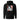 Back view of a solid-colored, hoodie. A large, square graphic on the upper back features a high-contrast, manga-style illustration of Astra Yao from Zenless Zone Zero. The word "ASTRA" is written vertically in large, high-contrast letters along the right side of the image. It is designed to be similar to an album cover.