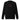 Front view of a solid-colored, sweatshirt. A small graphic is centered on the chest, featuring a circular emblem made of three swirling shapes, rendered with a high-contrast, distressed texture.