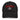 A black distressed baseball cap shown from the front. The cap features red embroidered text that reads "Burnice" in a Gothic or stylized font. Below "Burnice," there's a white embroidered graphic resembling crossed axes or a stylized 'X'. The cap has intentional rips and fraying on the brim and crown, giving it a distressed look.