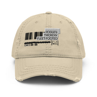 LEGERDEMAIN DISTRESSED HAT