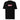 Front view of a shirt with a central chest graphic. The design features large, stylized red Japanese characters slashed through by a thick, diagonal bar, creating a modern, graphic look.