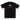 Back view of a sports jersey in black. A white rabbit silhouette runs within a circle, framed by a square with red corner bracket markers. Below, bold text reads "ELATED♦" in deep crimson. Sponsor text details visible on both sleeves.
