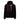 Back view of an oversized hoodie in black. Design features a large vertical graphic inspired by Honkai: Star Rail. The design includes line art of a character's silhouette, with text for "Evernight" in Chinese/Kanji (長夜月), and additional text elements.