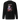 Back view of a solid-colored sweatshirt. A large, vertical graphic on the upper back features an illustration of the character Acheron from Honkai: Star Rail set against a large circular shape. The design is layered with the text "ACHERON", large stacked East Asian characters, and floral motifs.