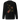 Back view of a solid-colored sweatshirt. A large collage graphic on the upper back features the scattered, handwritten-style text "THE DEAD KNOW NO FEAR", layered over a fine-line character illustration and an abstract textured shape.