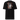 Back view of a solid-colored shirt. A large graphic on the upper back features a high-contrast illustration of the character Blade from Honkai: Star Rail. The portrait is framed by a rectangle and layered with abstract wing-like shapes and fine, sketchy lines.
