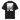 ONCE MORE box tee, black, full, back, ghost
