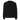 Front view of an longsleeve in black. Design features small text printed across the upper chest: the word ‘genesis’ on the left side, preceded by a circular symbol, and the word ‘ego’ on the right side preceded by a music note.
