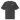 Front view of an oversized tee in black. A minimalist design placed on the upper left chest shows a compact arrangement of small graphic elements, including a circular icon, the word “KRAMPUS” in bold, and a narrow vertical block with stylized symbols.