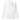 Front view of an sweatshirt in white. A minimalist design placed on the upper left chest shows a compact arrangement of small graphic elements, including a circular icon, the word “KRAMPUS” in bold, and a narrow vertical block with stylized symbols.
