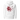 Back view of an hoodie in white. HSR Evernight inspired design shows a large abstract red flower graphic in the center. Above the flower, text reads “veil” with a red circular stamp containing a chinese character.