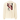 Back view of an longsleeve in beige. HSR Evernight inspired design, featuring overlapping abstract linework in white, intersecting with solid block shapes in muted red and neutral tones. Bold calligraphic characters (長月夜) in traditional Chinese/Japanese kanji are placed prominently across the center, contrasting with the structured geometric background.