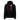 Back view of an oversized hoodie in black. Design features a large vertical graphic inspired by Honkai: Star Rail. The design includes line art of a character's silhouette, with text for "Evernight" in Chinese/Kanji (長夜月), and additional text elements.