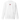 Front view of an sweatshirt in white. Design is a small, embroidered red patch on the left chest featuring the white line art of an Astral Express ticket from Honkai: Star Rail.