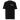 Front view of an t-shirt in black. Design is positioned on the upper left chest. Design features a yellow rectangular label reading “CONNECKEN,” smaller text “DER WÄCHTER,” and fine white script lines and coordinates below it.