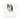 Back view of a box tee in white, flat. A large, vertical graphic in black and pale yellow is centered on the back, featuring a high-contrast silhouette of Cipher from Honkai: Star Rail’s head and neck. The design is a collage layered with large, stylized Greek or Cyrillic text and smaller paragraphs.