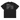Back view of a box tee in black, flat. The design includes stylized text at the top reading ‘ODES As I’ve Written’ with a small decorative image beside it. Below this header, a grid-like arrangement lists words in Roman numeral order, such as ‘WORLD,’ ‘ROMANCE,’ ‘PASSAGE,’ ‘OCEAN,’ ‘DEATH,’ ‘SKY,’ ‘TIME,’ ‘EARTH,’ ‘TRICKERY,’ ‘LAW,’ ‘REASON,’ and ‘STRIFE.’ The typography mixes serif and decorative styles, giving the shirt a poetic, vintage-inspired aesthetic.