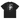 Back view of a box tee in black, flat. The design showcases a large, intricate graphic centered on the upper back. A radiant, four-point star form sits in the middle, surrounded by fragmented abstract shapes, and faint technical linework. Scattered numbers and coordinates appear along the right side, adding a coded, data-driven atmosphere. At the bottom of the composition, serif text reads “Verse & Vow,” followed by the word “genesis” in delicate handwritten script.