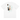 Back view of a box tee in white, flat.