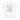 Back view of a box tee in white, flat.