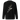 Back view of a solid-colored sweatshirt. A large, vertical collage graphic on the upper back is shaped like a lightning bolt and composed of various abstract textures, lines, and typographic elements.