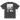 ONCE MORE oversized tee, faded black, full, back, flat