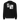 Back view of a longsleeve in black. A large two-panel composition fills the back. On the left, a halftoned portrait with a solid black bar across the eyes; to the right, a wider panel of sweeping feathers in heavy contrast. The words "pas" and "d'aveu" float above them in a fine serif, the letters spaced apart and drifting.