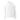 Front view of a oversized hoodie in white. Left plain with no print on the front, the graphic sits entirely on the back of the garment.