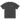 Front view of an oversized tee in faded black. A small left-chest graphic reads 'SOLA EGO' in a high-contrast serif, split across two lines, with two four-pointed star accents in dusty pink flanking the type.