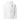 Front view of a hoodie in white. A small graphic sits high on the left chest: a loose, hand-drawn halo ring in black tilted above a sharp six-pointed star in soft violet. Both shapes print flat, the ring's brushed edges left rough and unfinished.