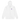 Front view of a zip hoodie in white. A small graphic sits high on the left chest: a loose, hand-drawn halo ring in black tilted above a sharp six-pointed star in soft violet. Both shapes print flat, the ring's brushed edges left rough and unfinished.