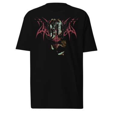 GRAVEYARD SHIFT tee, black, front, ghost