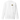 Front view of a sweatshirt in White. A small circular emblem sits on the left chest: a gold ring lettered "MIRACULUM IN CAELO NUMQUAM CADET" in black capitals, with a black winged spearhead standing through its centre and swept wings running out to either side.