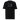 Front view of a solid-colored shirt. A large graphic on the chest features an abstract collage of high-contrast, pixelated blocks and distorted shapes, creating a "glitch" effect. The design includes various technical icons such as a barcode and a "CAUTION" symbol.
