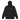 Front view of a Zip Hoodie in Black. A small chest graphic reading "silvie" in a bold, hand-lettered signature style, framed by loose script strokes and star accents.