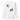 Back view of a sweatshirt. The design consists of two scattered abstract graphics. The upper-left graphic is a periwinkle blue and black abstract shape with sketchy lines. The lower-right graphic is the word "skirk" in a stylized, distorted black font with a glitch effect.