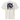Back view of an oversized tee in faded bone. A detailed blue-toned flower with soft gradients of indigo, slate blue, and muted lavender. Overlaid on the flower is stacked text reading “DO YOU REMEMBER / STEP FORTH INTO THESE GENTLE FLAMES / I AM YOUR MEMORY.” Behind the flower, abstract vertical line shapes in a muted bluish-purple create depth and contrast without overpowering the main illustration.