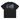 Back view of a box tee in black, flat. Design is a large back graphic featuring a silouhette, line lined illustration with a caprinae like silhouette overlaid on the right side. Below the main graphic is a numbered list of phrases including "Late-Night Hours," "Secret Friend," "The Best Partner," and "The Never Ending Journey," followed by the words "FAIRYTALES & ETHEREALS" at the bottom.