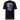 Back view of a solid-colored shirt. A large graphic on the upper back features an anime-style illustration of Zhu Yuan from Zenless Zone Zero looking over her shoulder. The design is layered with the large, outlined text "N.E.P.S." and several rectangular frames containing blocks of text, creating a futuristic look.