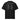 Back view of a box tee in black. A large graphic fills the upper back, laid out like a concert tour poster. A wide display serif title reads "VARIATIONS OF A STELLAR TOUR" in white, with a small italic "robin" and "/summeretto" tucked beneath it and a ruled row of four era markers below that. Two columns of dated stops run down the rest in condensed capitals, the dates set in violet, with thin outlined starbursts drifting across the list.