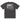 Back view of an oversized tee in faded black. A large rectangular back graphic layers an ornate hall interior in high-contrast greyscale beneath oversized roman numerals 'XXXVII' and a serif 'IN SILENTIO' wordmark. Dusty pink text bars carry a short poem down the left edge, cut through by thorned starburst linework in the same pink.