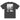 ONCE MORE oversized tee, faded black, full, back, flat