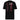 Back view of an t-shirt in black. Design features a large vertical graphic inspired by Honkai: Star Rail. The design includes line art of a character's silhouette, with text for "Evernight" in Chinese/Kanji (長夜月), and additional text elements.