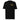 Front view of an t-shirt in black. Design is positioned on the upper left chest. Design features a yellow rectangular label reading “CONNECKEN,” smaller text “DER WÄCHTER,” and fine white script lines and coordinates below it.