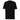 Front view of an t-shirt in black. Design features a small, minimal text print placed on the upper left chest. The word “demiurge” appears in a clean serif font, preceded by a small infinity-shaped symbol. Just beneath it, in tiny handwritten script, the phrase “the mind” is printed in quotation marks.