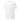 Front view of a t-shirt in white. Left plain with no print on the front, the graphic sits entirely on the back of the garment.