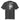 Back view of an oversized tee in black. The design showcases a large, intricate graphic centered on the upper back. A radiant, four-point star form sits in the middle, surrounded by fragmented abstract shapes, and faint technical linework. Scattered numbers and coordinates appear along the right side, adding a coded, data-driven atmosphere. At the bottom of the composition, serif text reads “Verse & Vow,” followed by the word “genesis” in delicate handwritten script.
