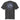 Back view of an oversized tee in black. A detailed blue-toned flower with soft gradients of indigo, slate blue, and muted lavender. Overlaid on the flower is stacked text reading “DO YOU REMEMBER / STEP FORTH INTO THESE GENTLE FLAMES / I AM YOUR MEMORY.” Behind the flower, abstract vertical line shapes in a muted bluish-purple create depth and contrast without overpowering the main illustration.