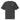 Front view of an oversized tee in black. A minimalist design placed on the upper left chest shows a compact arrangement of small graphic elements, including a circular icon, the word “KRAMPUS” in bold, and a narrow vertical block with stylized symbols.